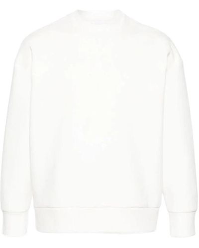 Neil Barrett Weißer thunderbolt-sweatshirt
