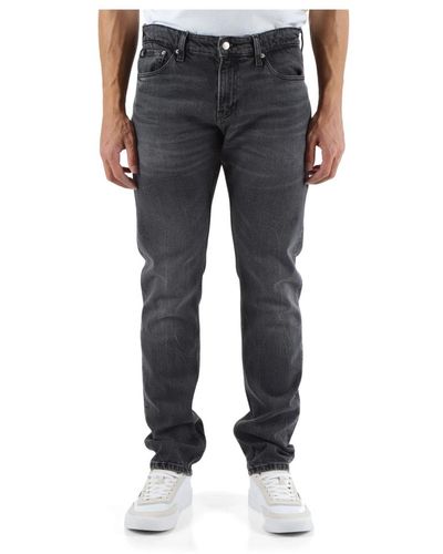 Calvin Klein Slim fit five-pocket jeans - Grau