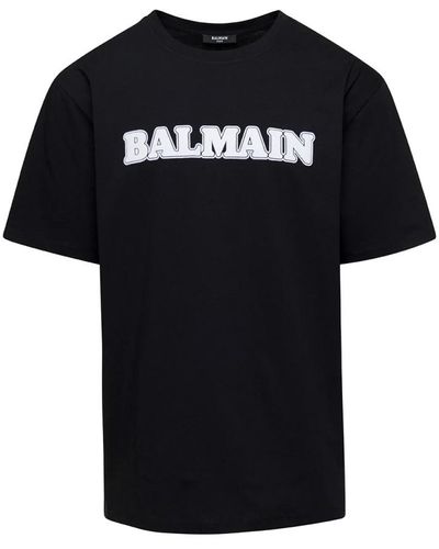 Balmain Retro flock t-shirt - nero