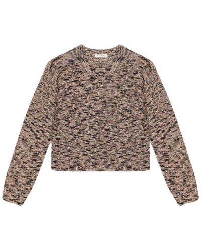 MASSCOB Knitwear > round-neck knitwear - Marron