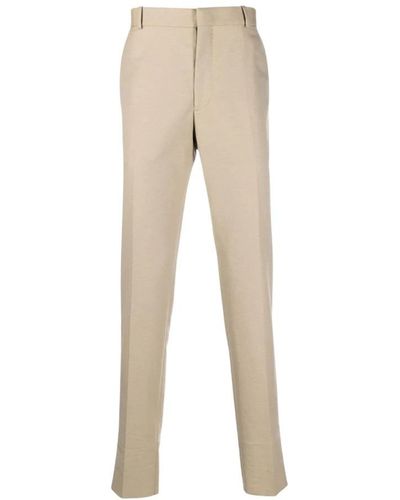 Alexander McQueen Suit Pants - Natural