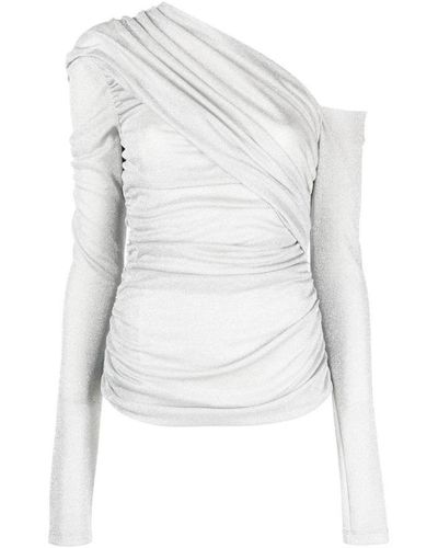 MSGM Long Sleeve Tops - White