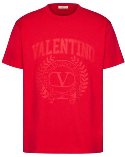 Valentino Garavani T-shirts - Rosso