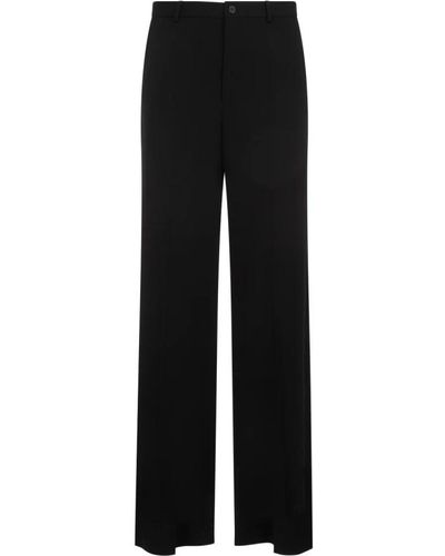 Balenciaga Wide Trousers - Black