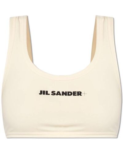 Jil Sander Top bikini con logo - Neutro