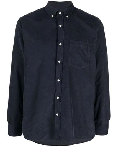 Officine Generale Casual Shirts - Blue