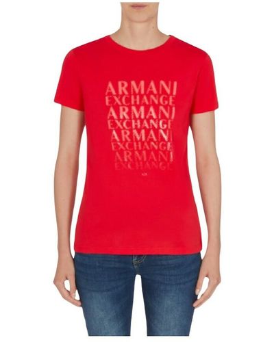 Armani T-shirt 3lytkm yj 16z - Rojo