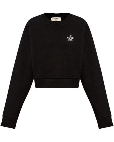 Fendi Sweatshirts - Black