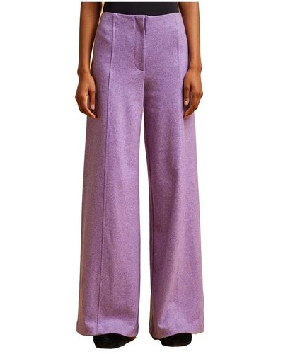 Liviana Conti Trousers > wide trousers - Violet