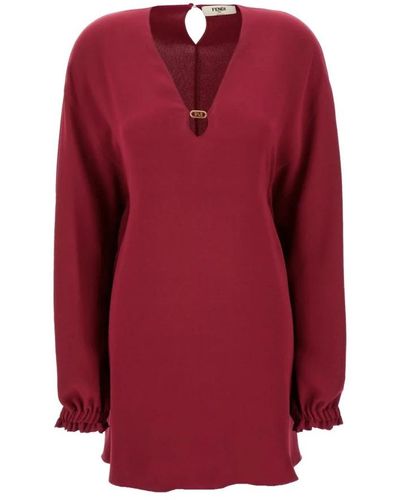 Fendi Short Dresses - Red