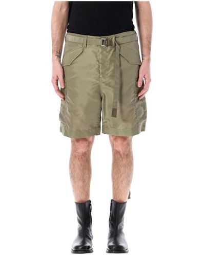 Sacai Shorts > casual shorts - Vert