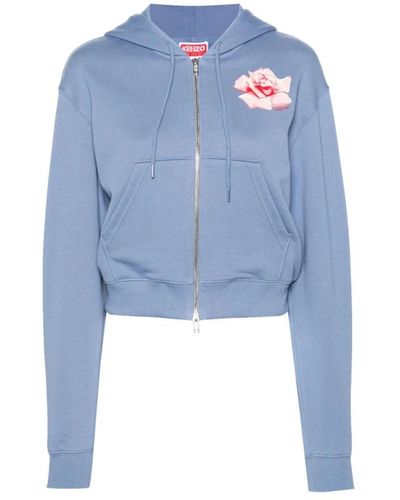 KENZO Sweatshirts & hoodies > zip-throughs - Bleu