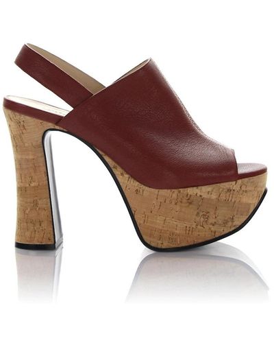 Chloé High Heel Sandals - Brown