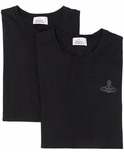 Vivienne Westwood Schwarze t-shirts zwei-pack
