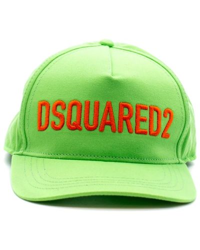 DSquared² Acid baseball hat, stil - Grün