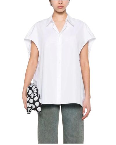 Marni Oversize hemd - Weiß