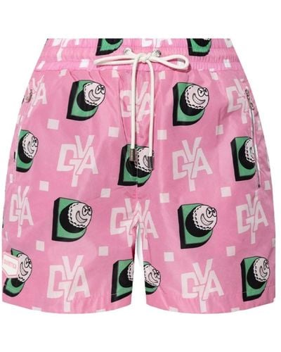 Duvetica Shorts mit Logo - Pink