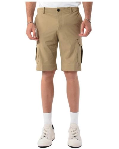 Rrd Cargo bermuda shorts mit verstecktem verschluss - Natur