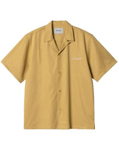 Carhartt Short Sleeve Shirts - Yellow