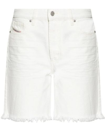 DIESEL Shorts > denim shorts - Blanc