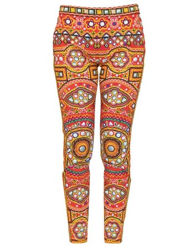 Moschino Trousers > slim-fit trousers - Orange