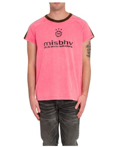 MISBHV Vintage washed tee - Pink