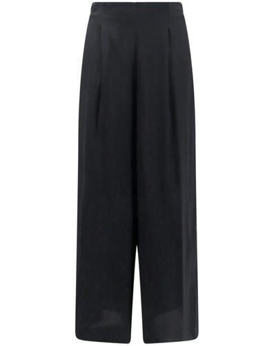 Erika Cavallini Semi Couture Straight Trousers - Black