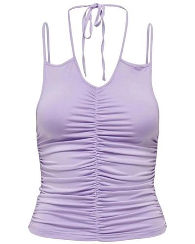 ONLY Sleeveless Tops - Purple