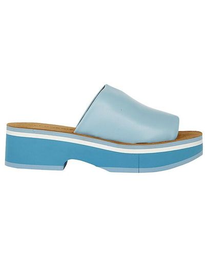 Robert Clergerie Platform Flat Sandals - Blau