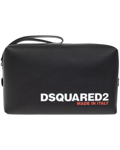 DSquared² Waschtasche mit logo - Schwarz