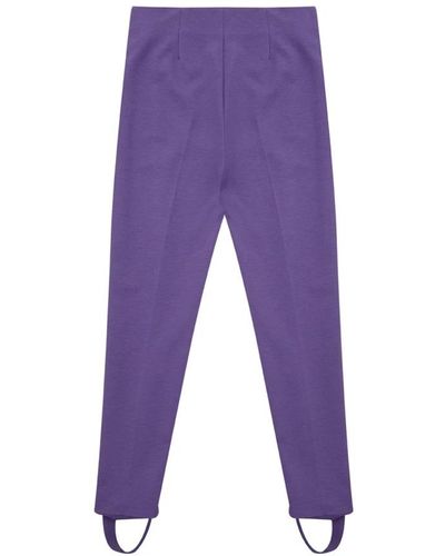Lardini Skinny Trousers - Purple