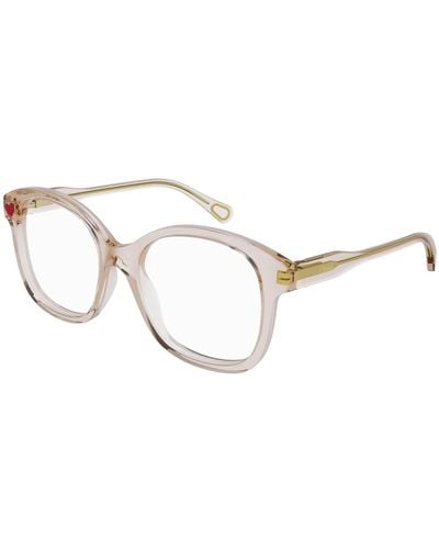 Chloé Montatura occhiali nude - Metallizzato