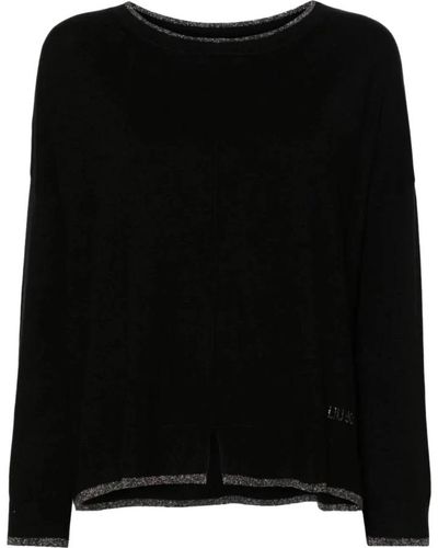 Liu Jo Round-Neck Knitwear - Black