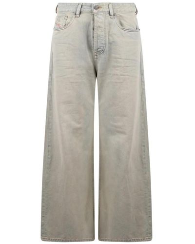 DIESEL Wide Jeans - Grey