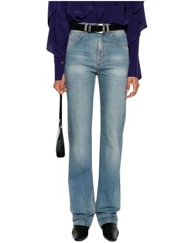 Victoria Beckham Jeans > straight jeans - Bleu