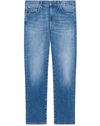 Dondup Slim fit high waist blaue jeans