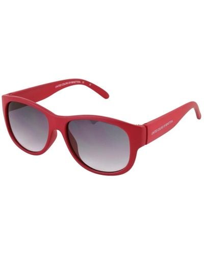 Benetton Stilvolle junior sonnenbrille - Rot