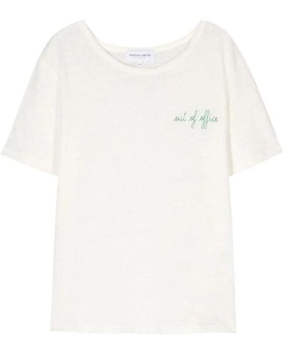 Maison Labiche Tops > t-shirts - Blanc