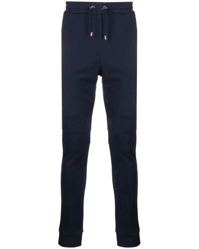 Balmain Trousers > sweatpants - Bleu