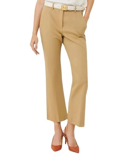 Marella Cropped pantaloni - Neutro