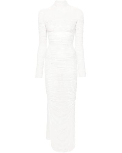 Mugler Maxi Dresses - White