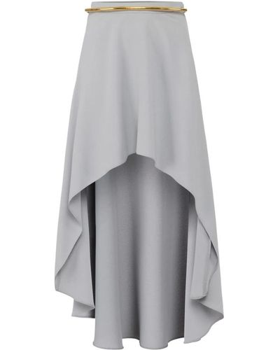 Elisabetta Franchi Midi Skirts - Grey