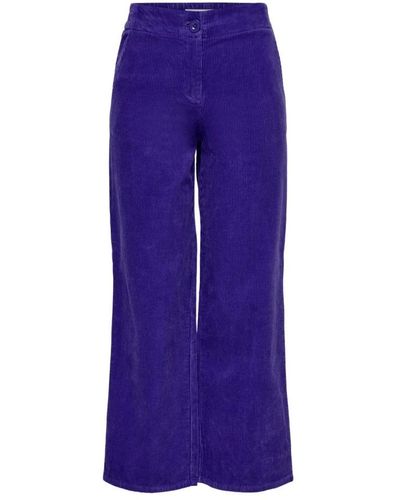 ONLY Wide Trousers - Purple