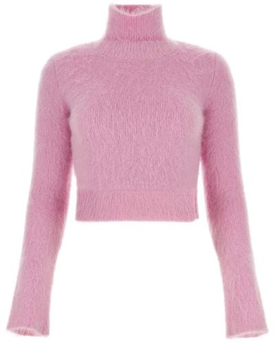 Rabanne Jersey rosa de mezcla de lana - elegante y cómodo