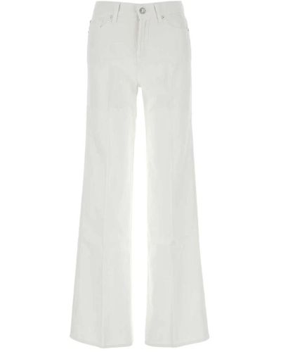 7 For All Mankind Jeans > wide jeans - Blanc