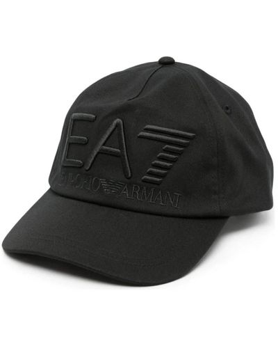 EA7 Gorra de béisbol casual negra - Negro