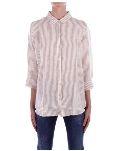 Barbour Front button linen shirt - Morado