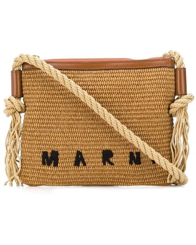 Marni Cross Body Bags - Natural