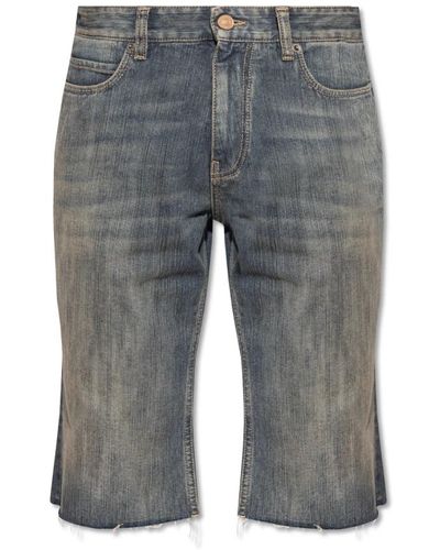 Balenciaga Denim-shorts - Grau