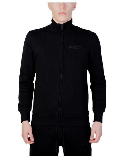 Gas Sweatshirts & hoodies > zip-throughs - Noir